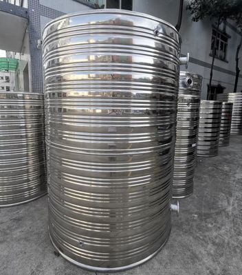 Serbatoio idrico verticale di acciaio inossidabile a filo con temperatura di 80 gradi