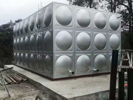 Serbatoi di acqua in acciaio inossidabile polito isolato 1.0MPa 0.6MPa