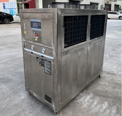 JLSB-6HP Scroll Acciaio Inossidabile Chiller Acqua Con PLC Controller Microprocessore