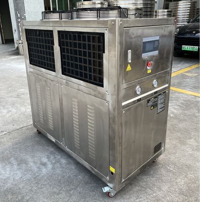 JLSB-6HP Scroll Acciaio Inossidabile Chiller Acqua Con PLC Controller Microprocessore