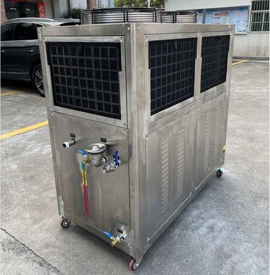 JLSB-6HP Scroll Acciaio Inossidabile Chiller Acqua Con PLC Controller Microprocessore