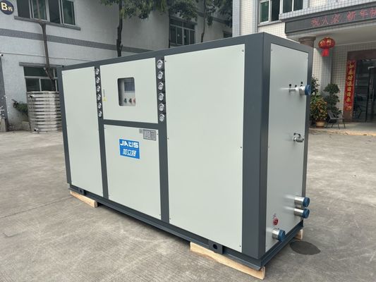 Sistema di raffreddamento dell'acqua con condensatore a tubo di conchiglia R22/R407C Controller di microprocessore refrigerante 5-300KW