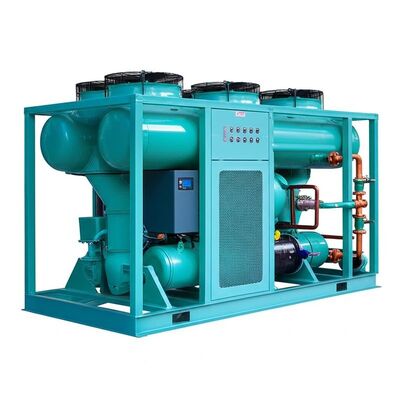 Contenitore e condensatore di tubi macchina di raffreddamento dell'acqua tensione 220V 380V 415V 440V 480V Livello di rumore ≤ 65dB Una soluzione di raffreddamento per la produzione