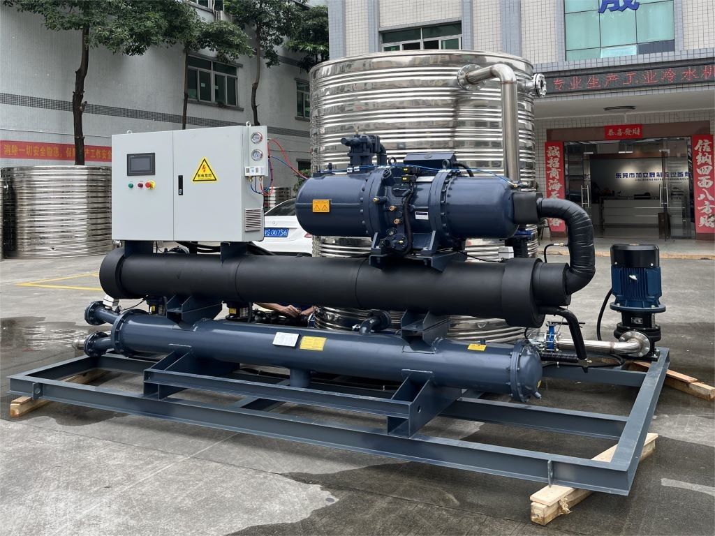 JLSW-80D Chiller a vite raffreddato ad acqua per stazioni di ricarica mobili di stoccaggio dell'energia