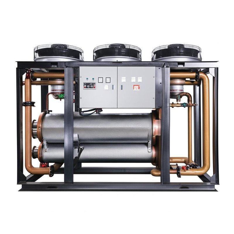 Low Noise Level Water Chiller Machine with Shell And Tube Condenser and Cooling Capacity of 5-1000KW