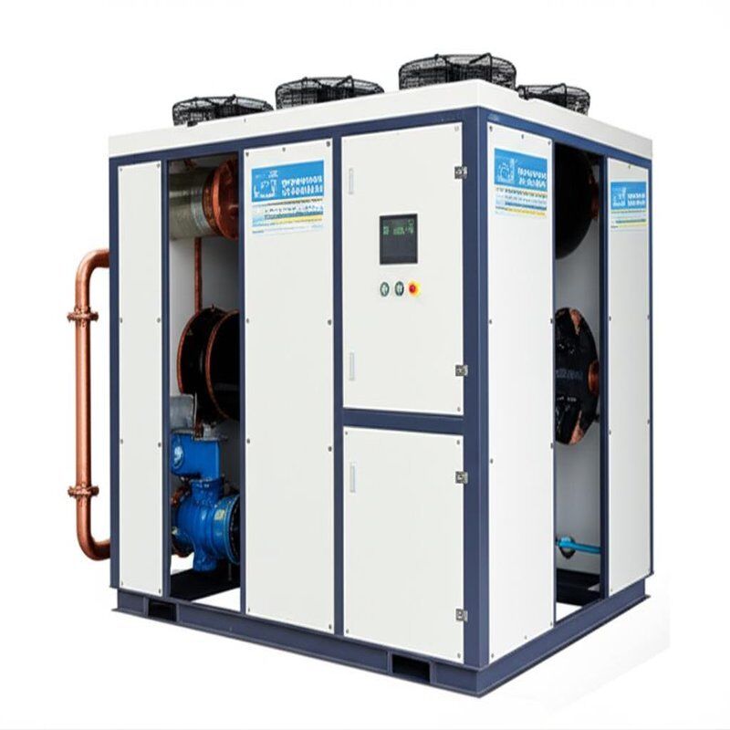 Temperatura di progetto 5-35°C Refrigeratore d'acqua con evaporatore a fascio tubiero e frequenza 50Hz 60Hz per raffreddamento industriale
