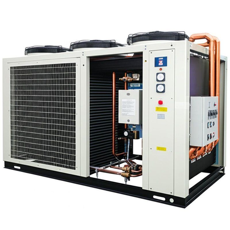 Caldaia acqua a condensatore a pinne con sovraccarico ad alta e bassa pressione Sistema di protezione anti-congelamento in sequenza di fasi Livello di rumore 65dBA