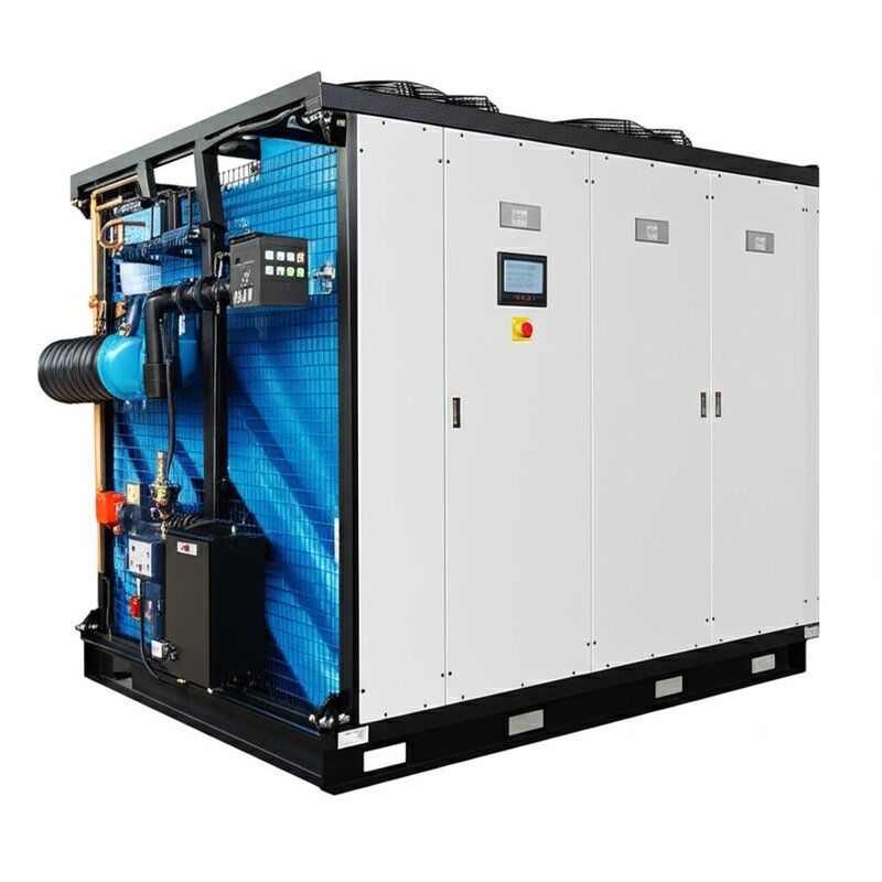 Capacità di raffreddamento 5-1000KW Sistema di condizionamento d'aria con compressore a vite e a spirale per sistemi HVAC commerciali